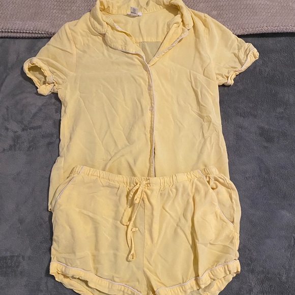 Pastel Yellow Pj Set